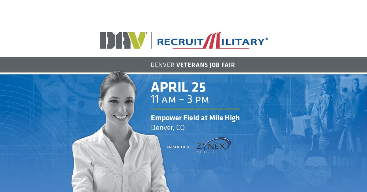 DAV | RecruitMilitary Denver Veterans Job Fair