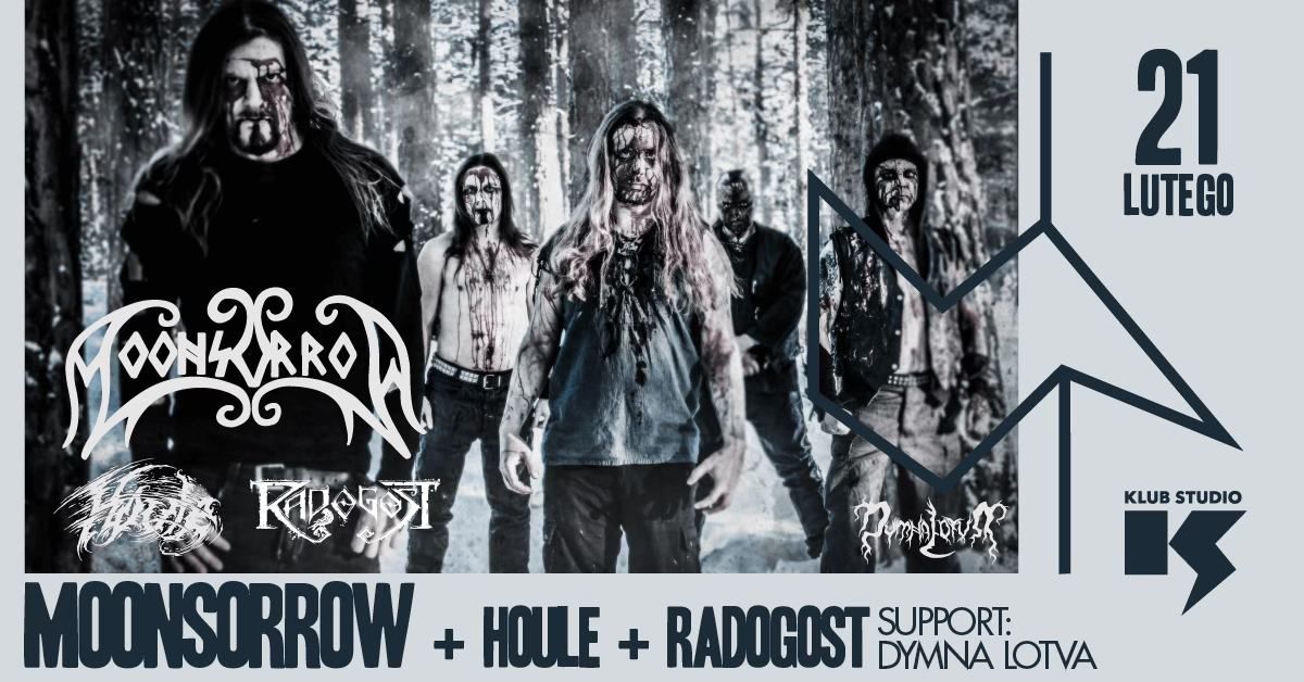 Moonsorrow & Houle & Radogost & Support: Dymna Lotva | 21\/02\/2025 | Krak\u00f3w, Klub Studio