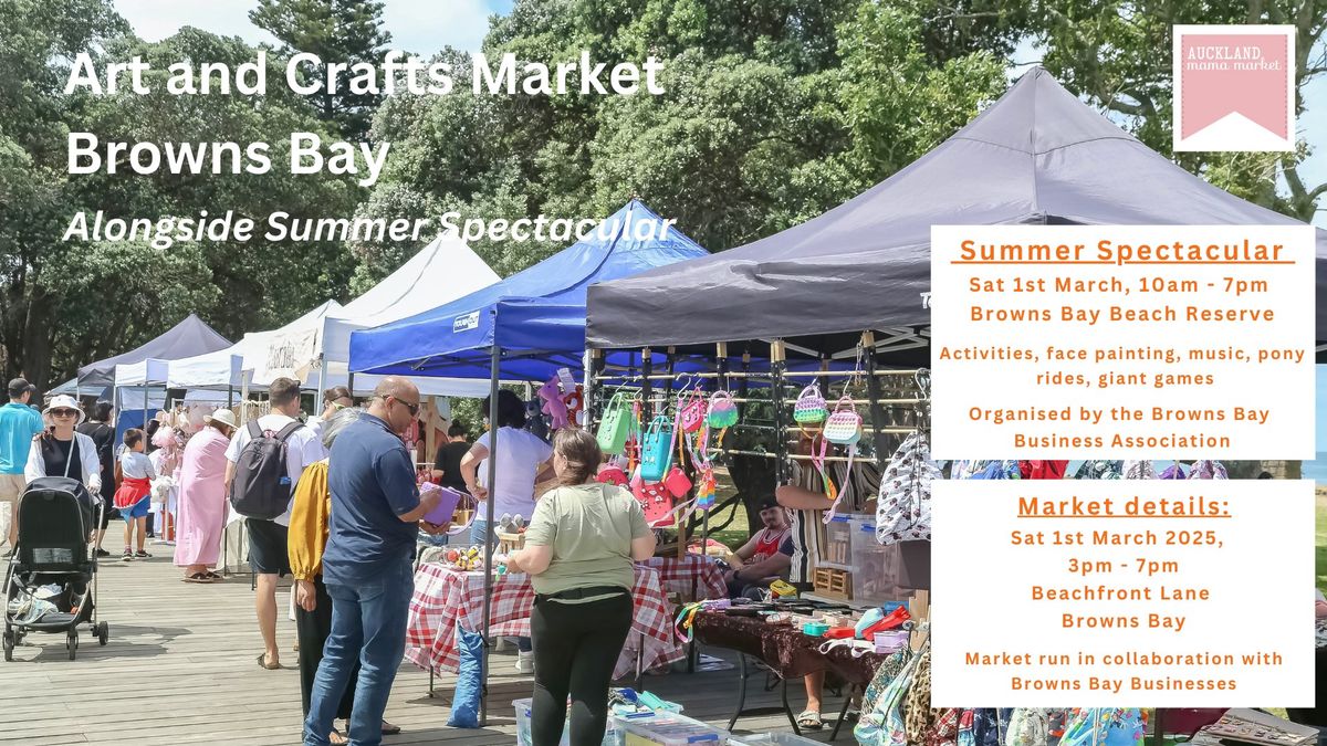 Browns Bay Art and Crafts Market - Auckland Mama Market