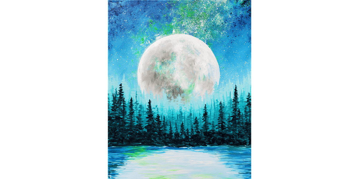 Moon Over the Pines - Paint and Sip in Fishkill | Classpop!\u2122
