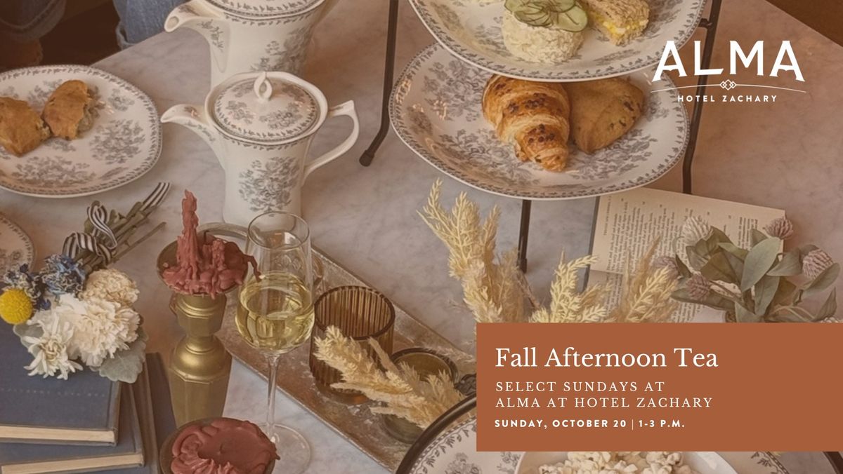 Fall Afternoon Tea | October 20, 2024