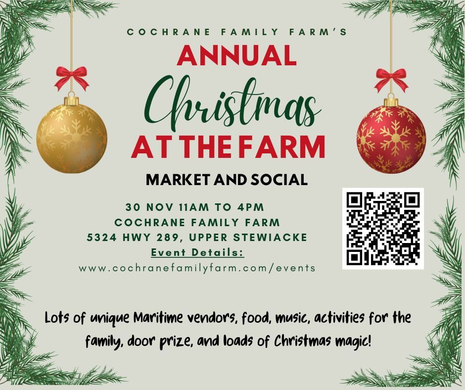 Christmas at the Farm Market and Social