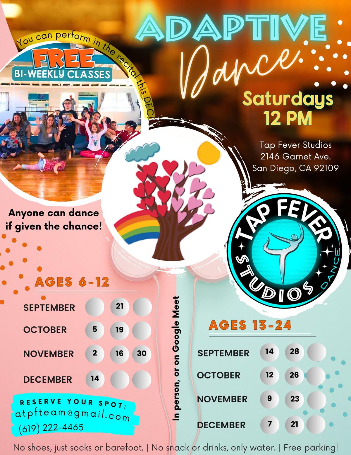 Adaptive Dance Class for Ages 13-24  