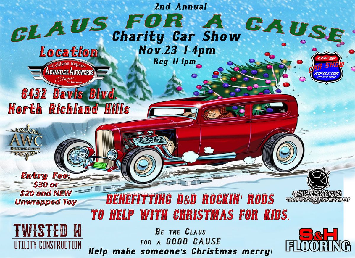 Claus for a Cause car show 