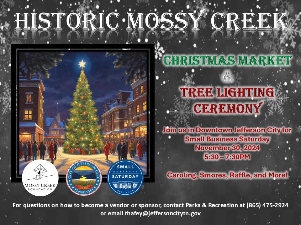 Mossy Creek Christmas Market & Tree Lighting