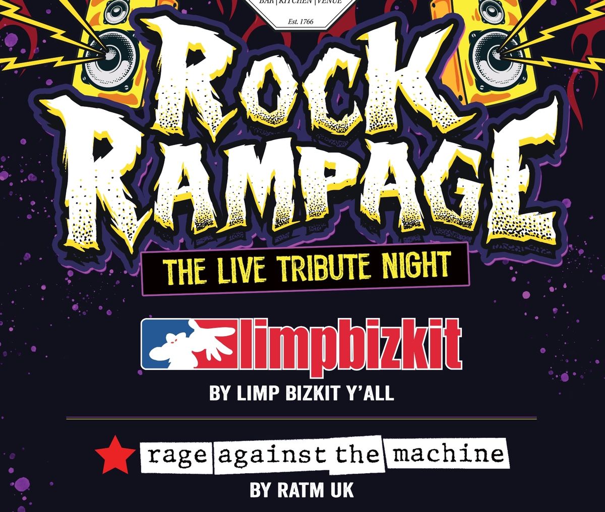 Limp Bizkit and Rage Against The Machine tributes at Stockton Georgian Theatre