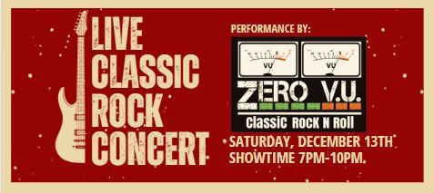 Live Classic Rock Concert by Zero V.U