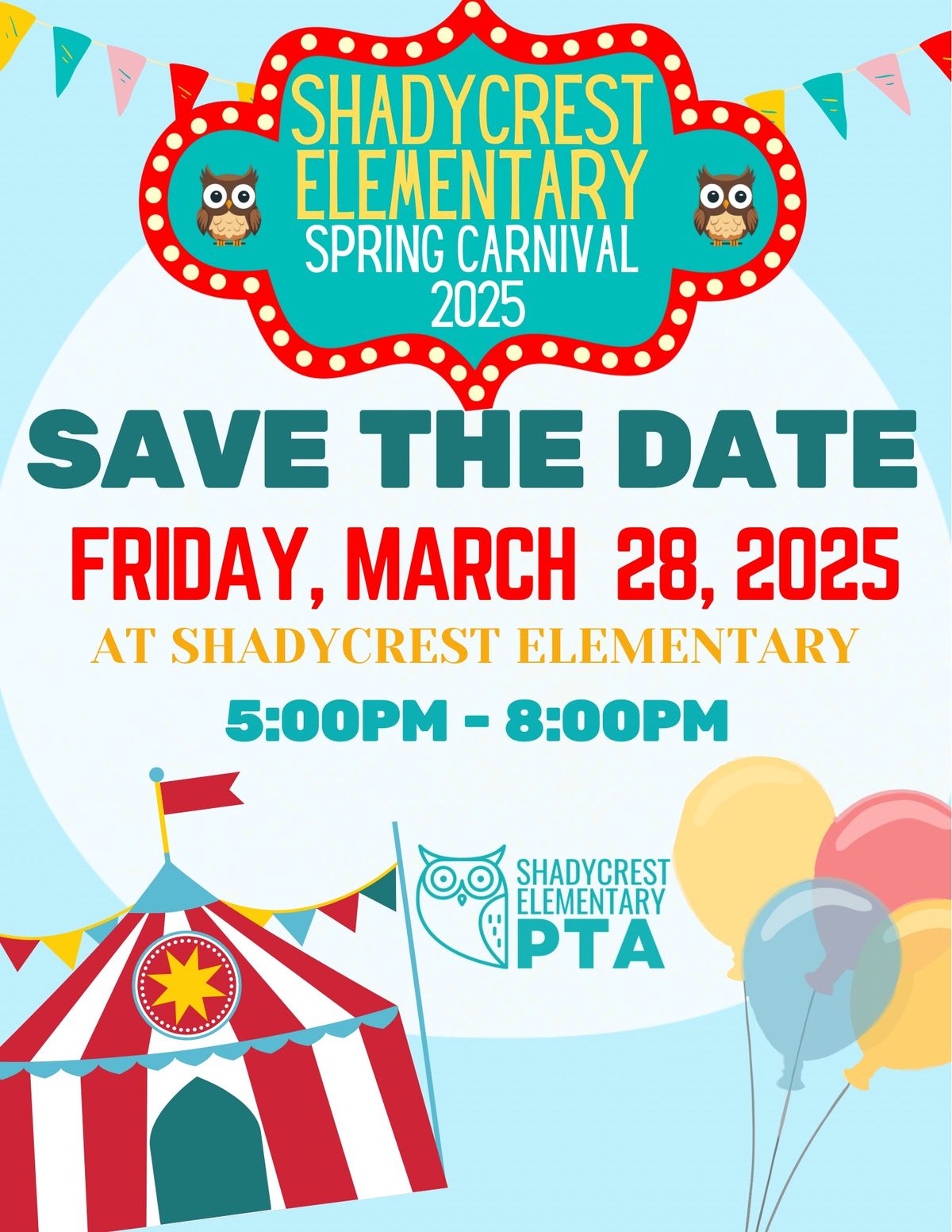 Shadycrest Elementary Spring Carnival 2025