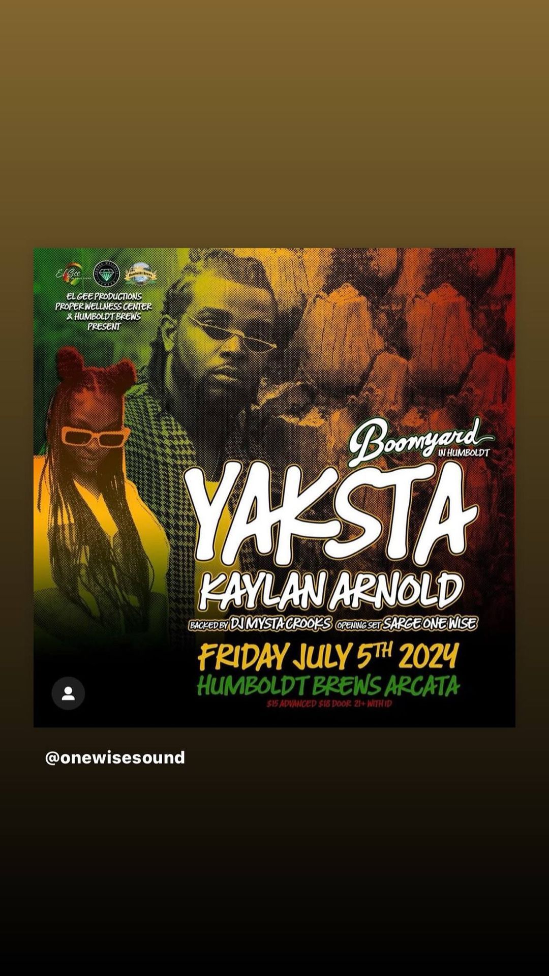 Boomyard in Humboldt Featuring Yaksta,Kaylan Arnold and Mystah Crooks