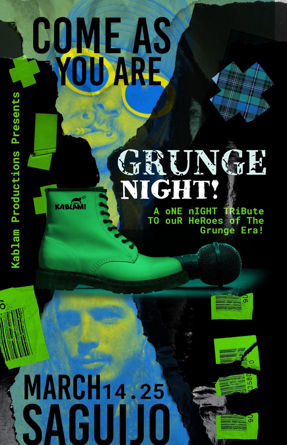 COME AS YOU ARE. A NIGHT OF GRUNGE!