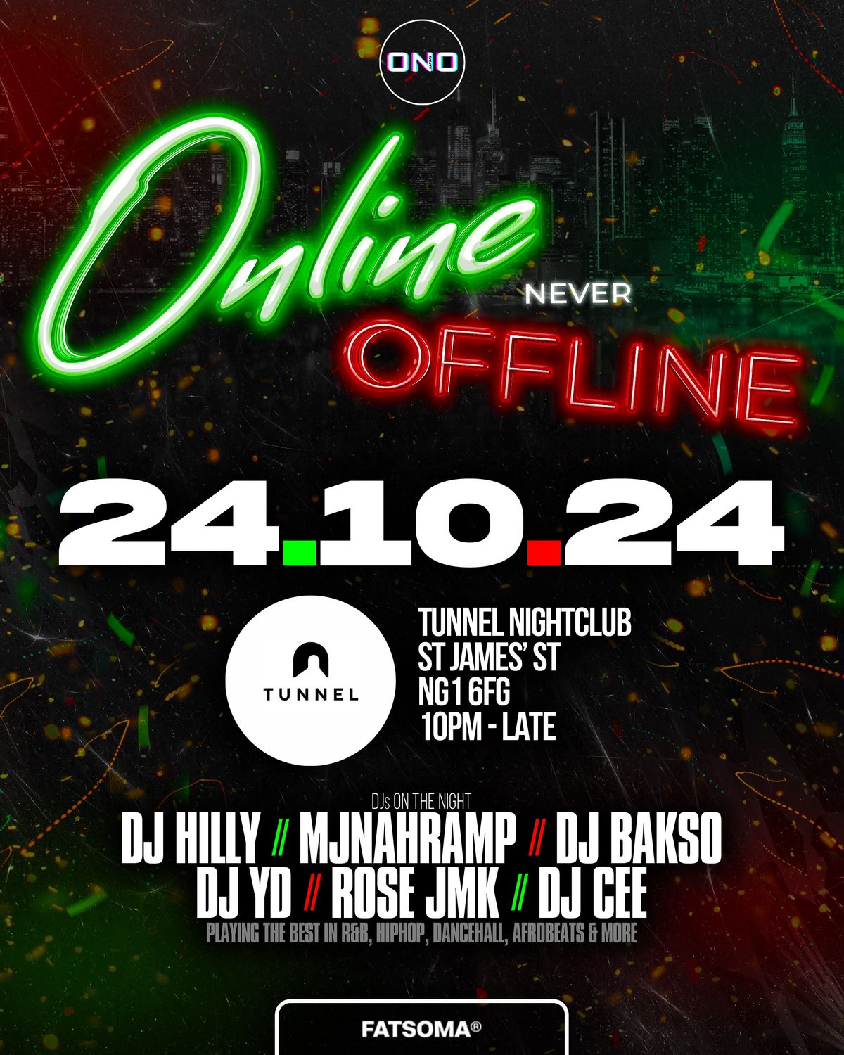 Online Never Offline 