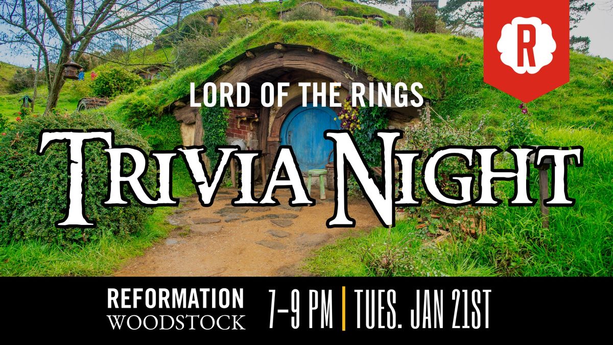 Lord of the Rings Trivia Night