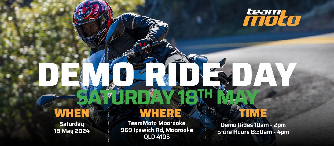TeamMoto Kawasaki Moorooka Demo Ride Day