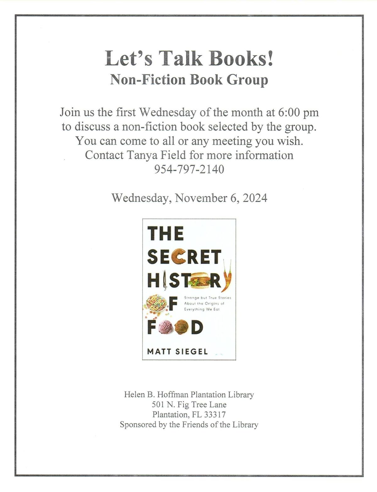 Non-Fiction Book Group