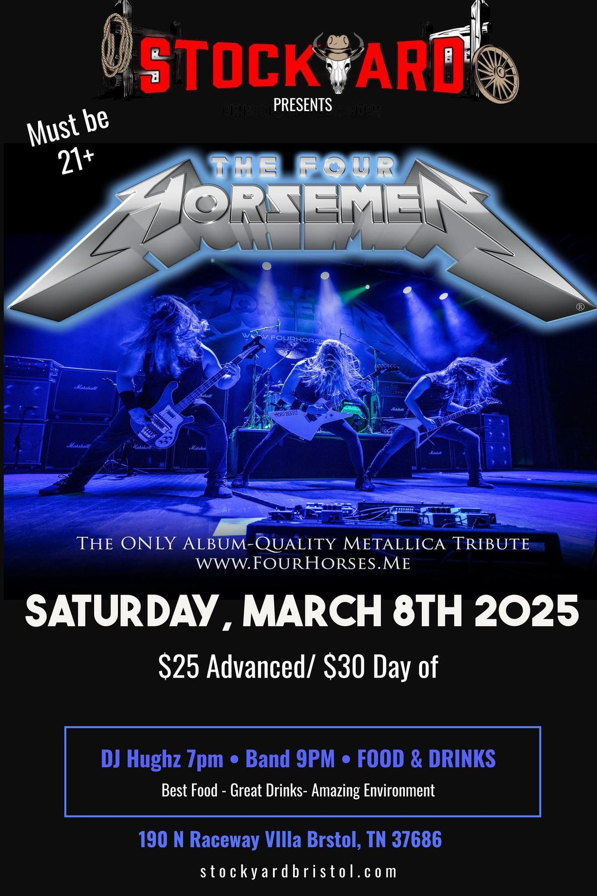 The Four Horsemen- A Celebration of Metallica live at Stockyard