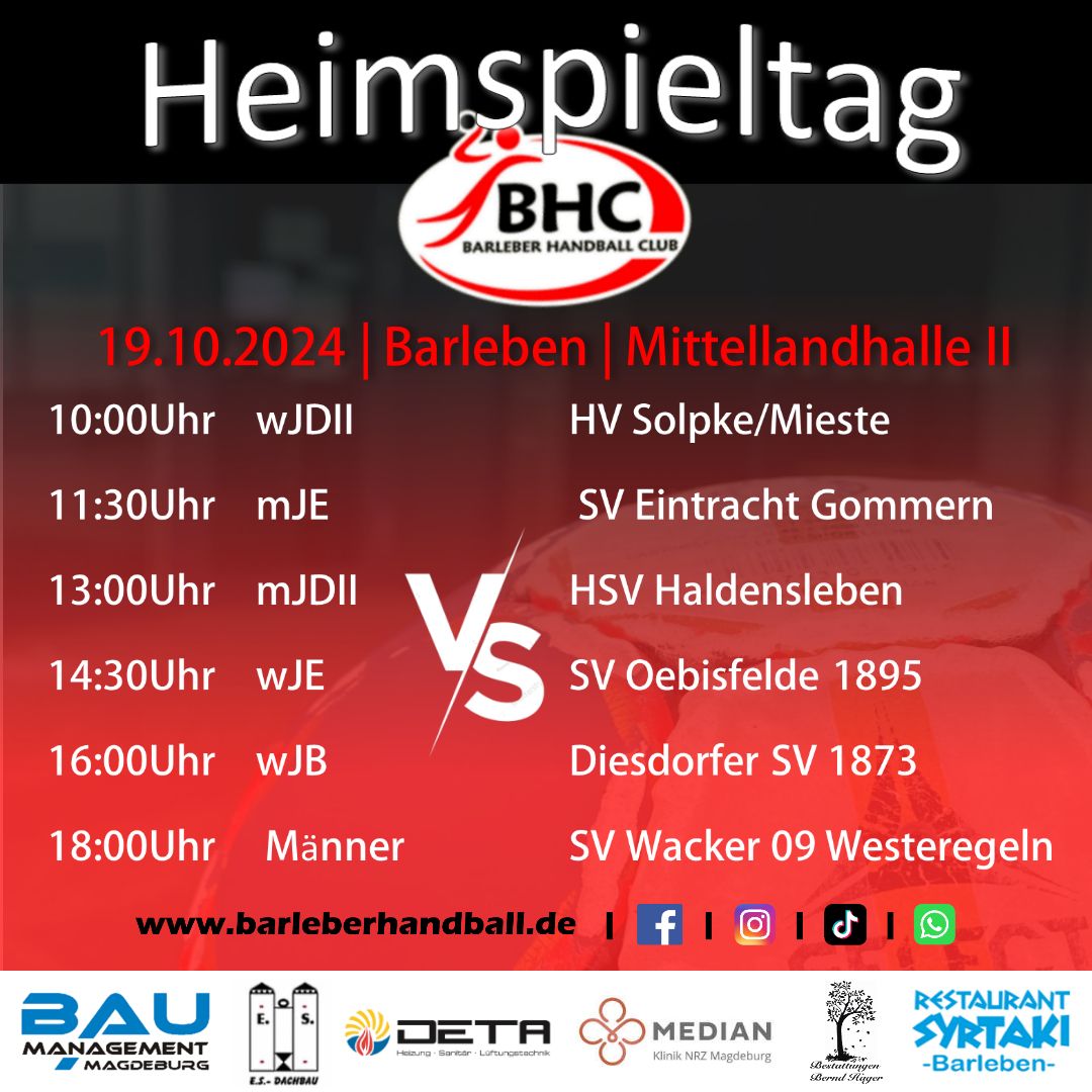 05. Heimspieltag des Barleber HC