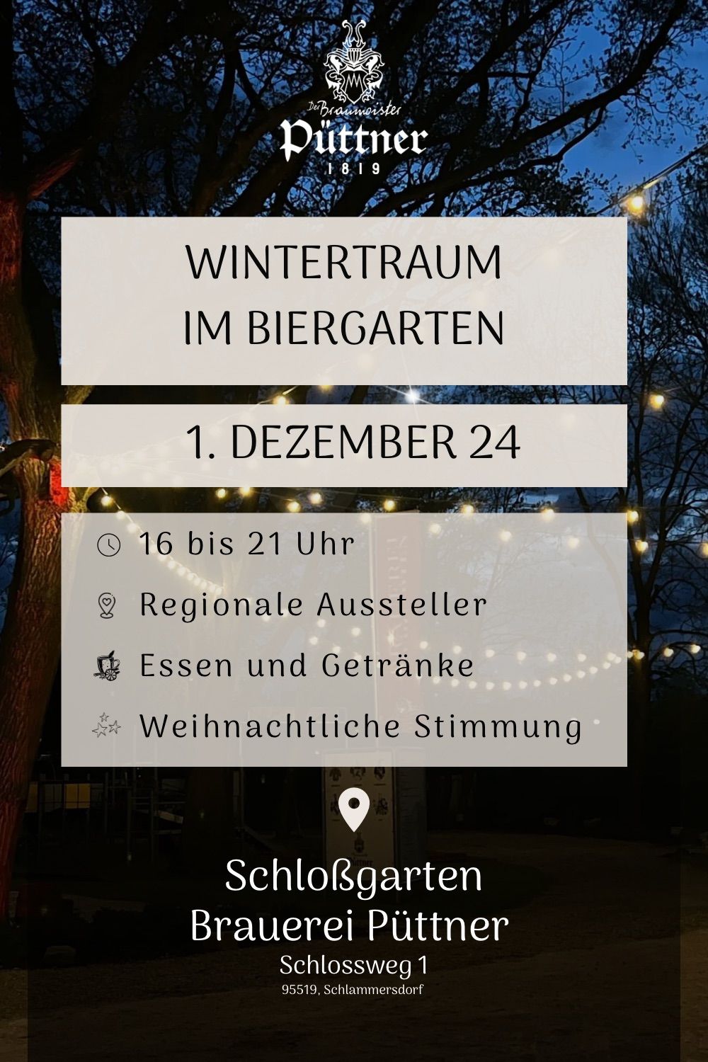 Wintertraum im Biergarten 