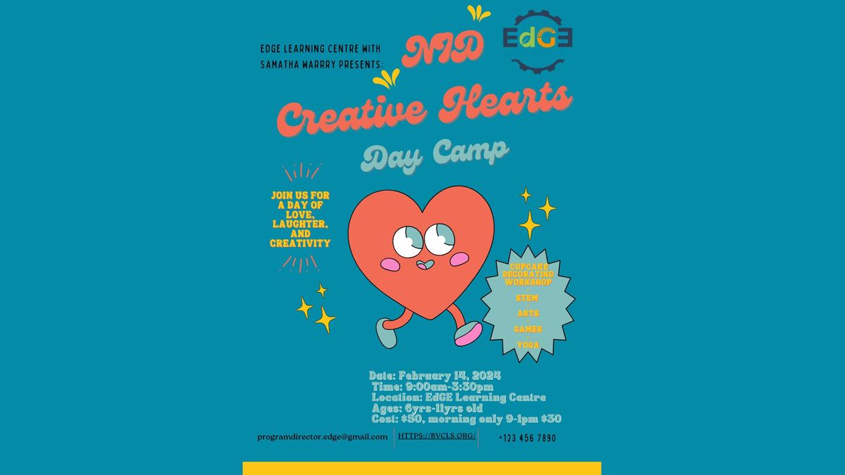 Creative Hearts NID Camp: A Valentine\u2019s Day Celebration!\u2764\ufe0f