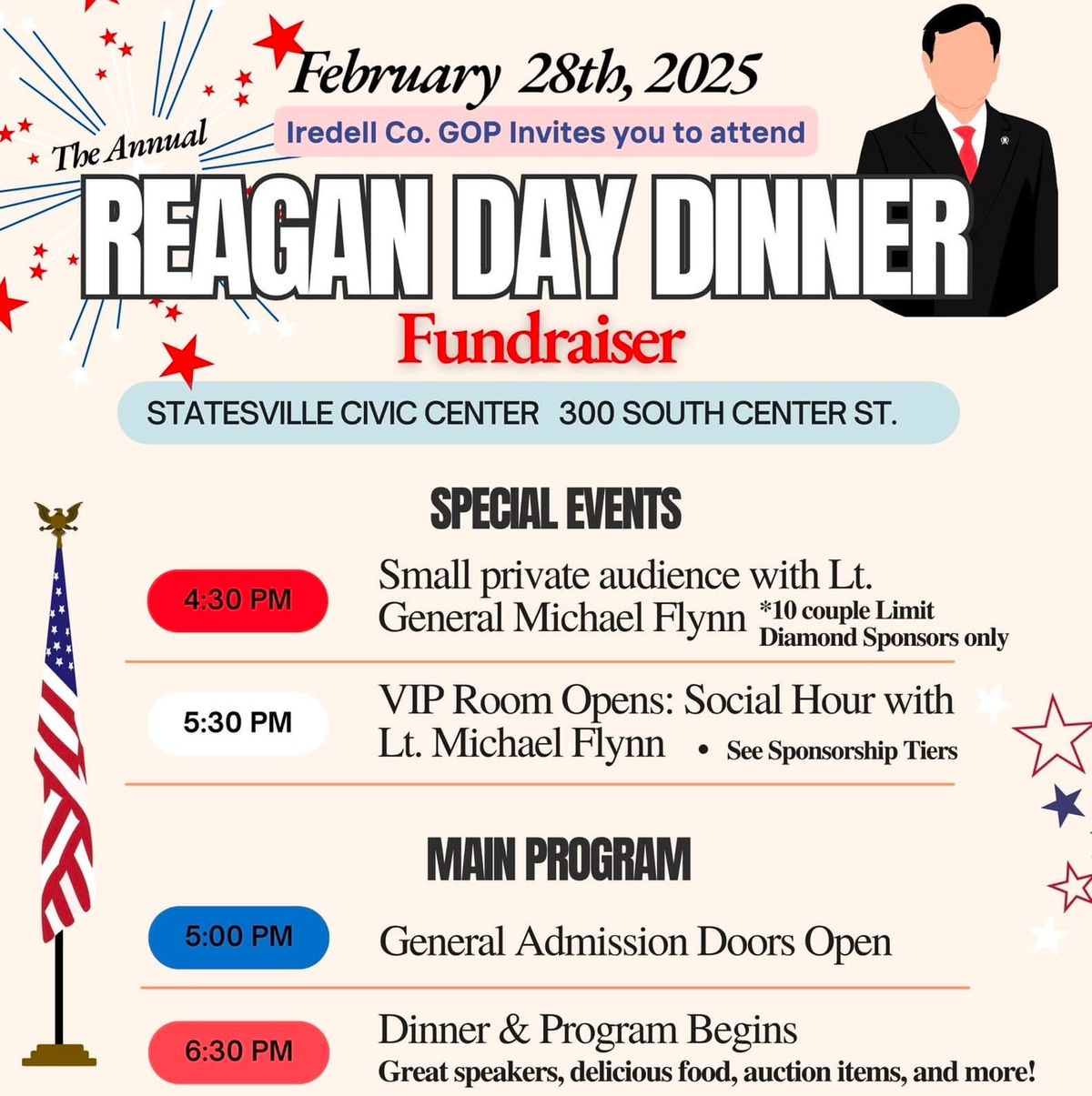 Iredell County GOP Reagan Day Dinner