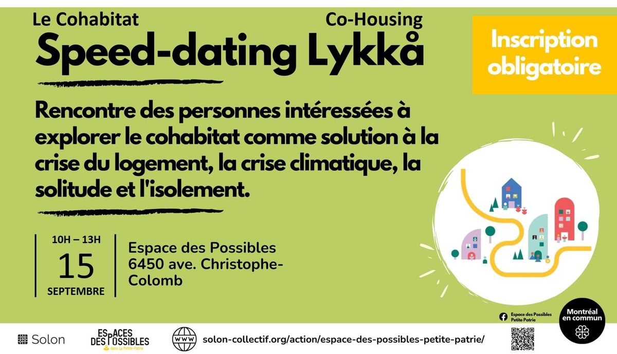 Le "Speed-dating" de Lykk\u00e5 Cohabitation