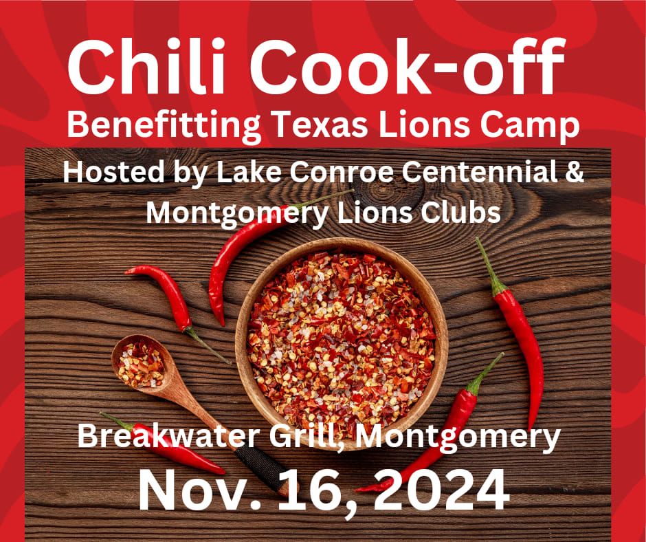 Lions Club Chili Cook-off benefitting Texas Lions Camp 