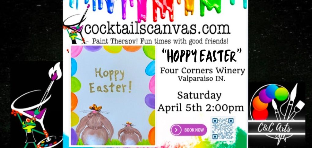 Cocktails and Canvas Paint Class at Four Corners Winery