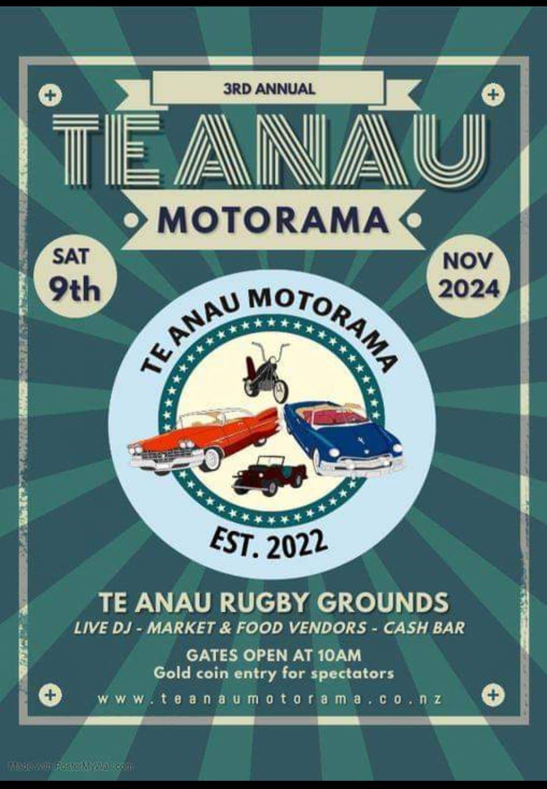 Meet us at The Te Anau Motarama!