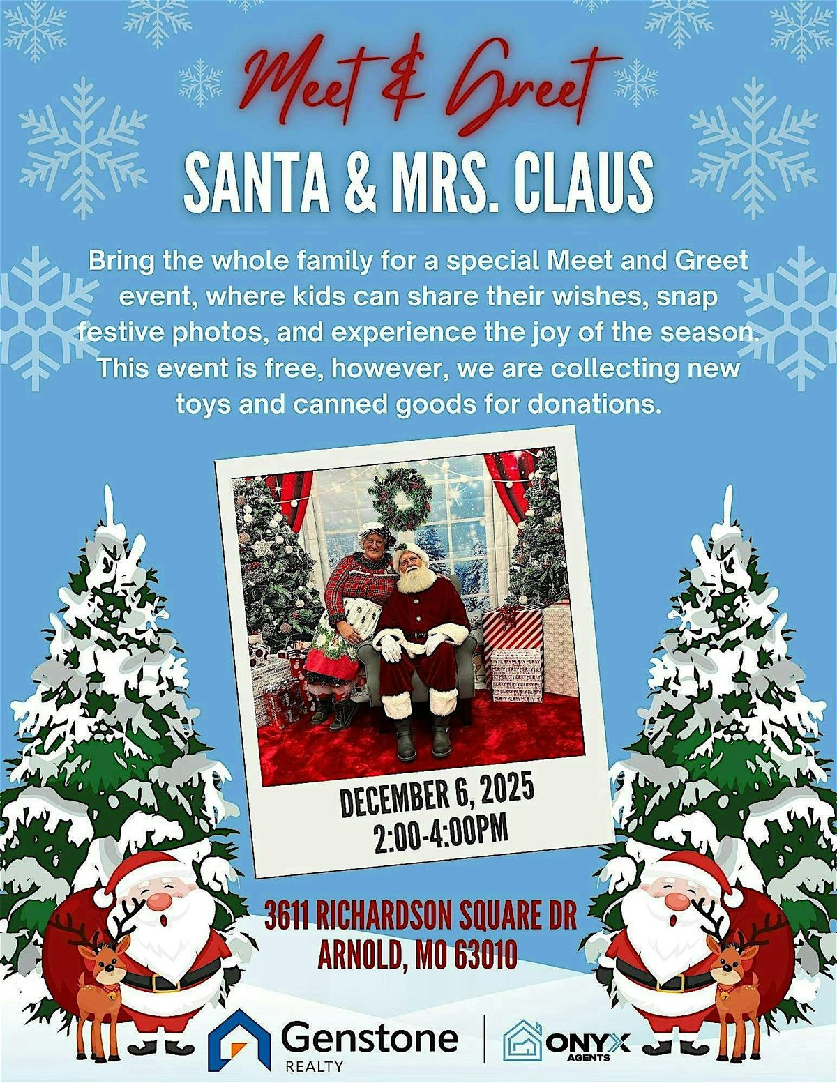 Meet & Greet with Santa and Mrs. Claus