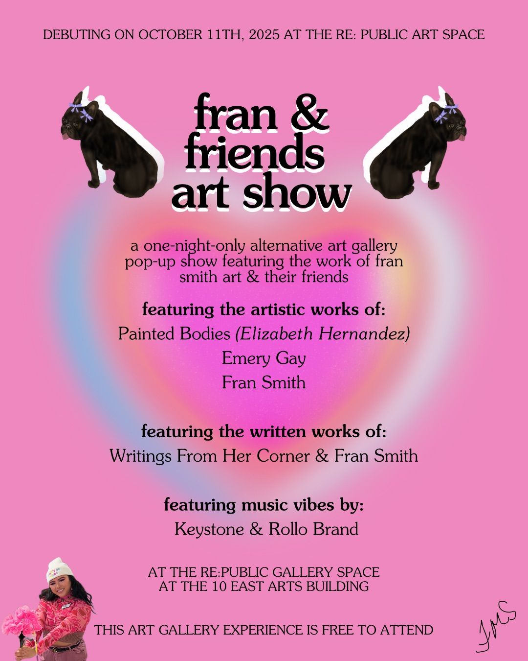 fran&friends art show\ud83d\udc9d\ud83e\udd17\ud83e\ude84