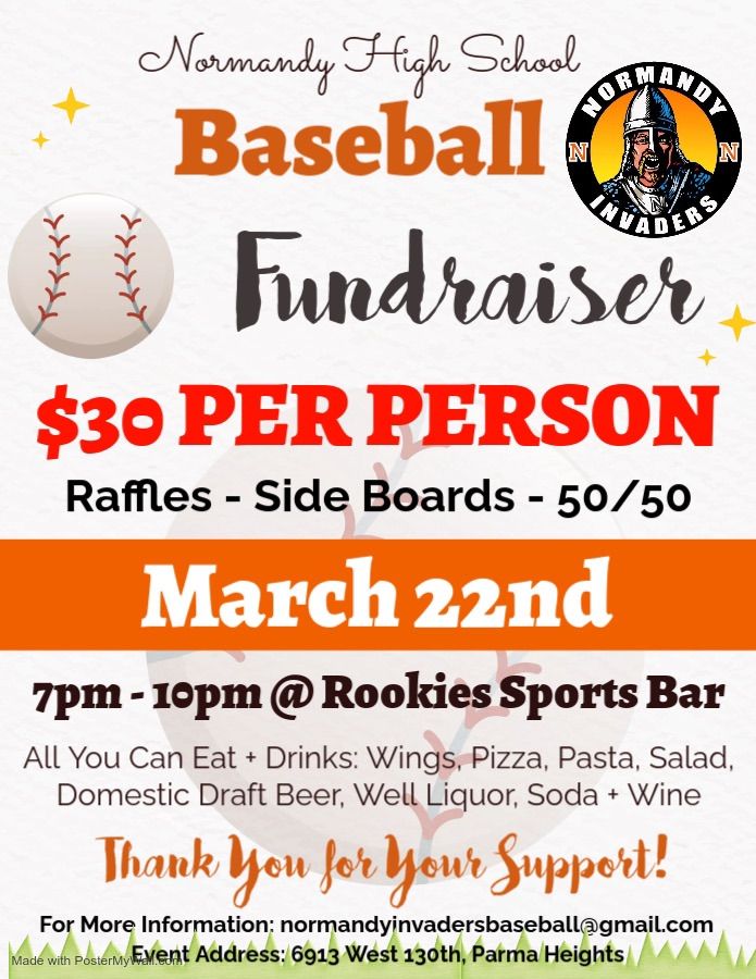 2024-25 Normandy Baseball Fundraiser