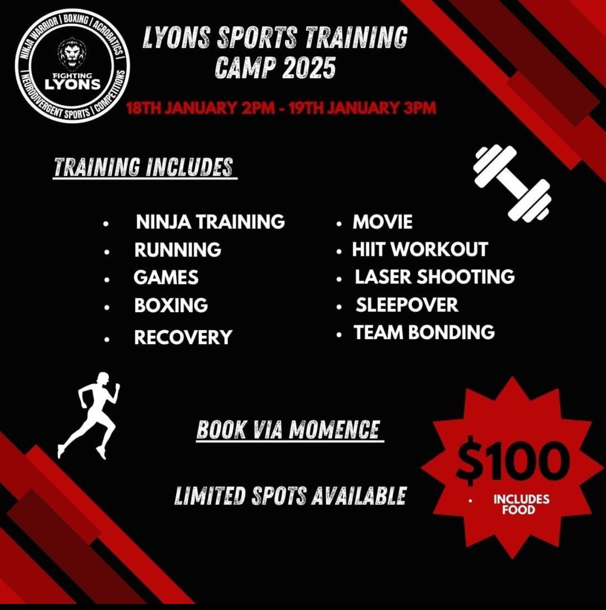 Lyons Sports Training Camp