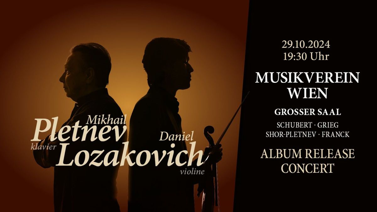 Concert of Mikhail Pletnev and Daniel Lozakovich in Vienna