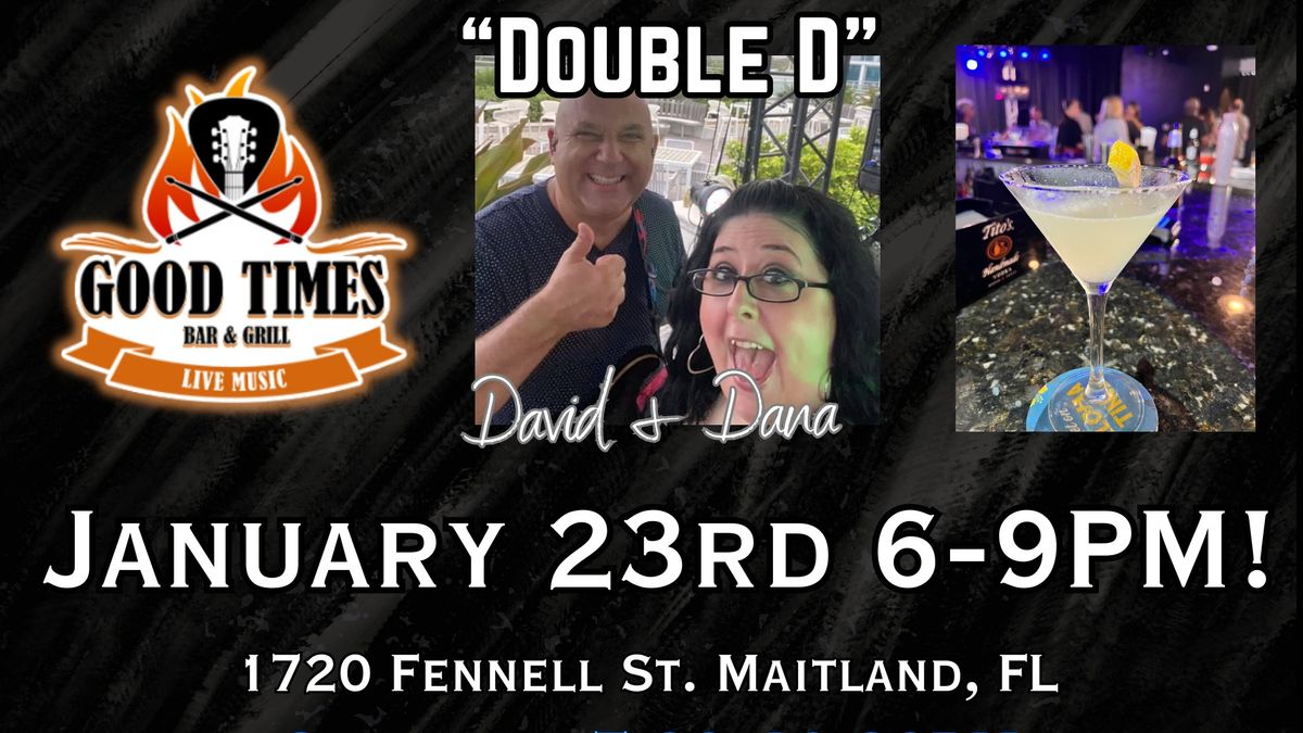 Come enjoy some food, drinks, and acoustic tunes with Double D!