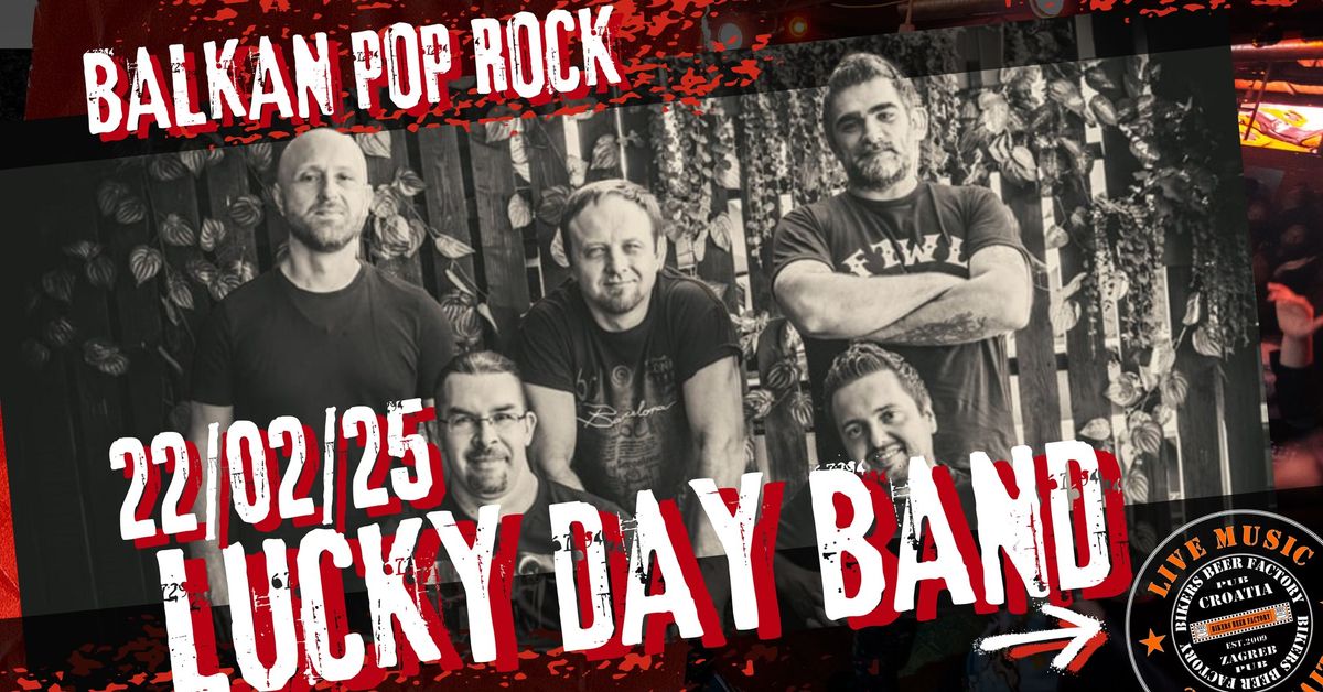 Lucky Day Band 22\/02\/25 Bikers Beer Factory