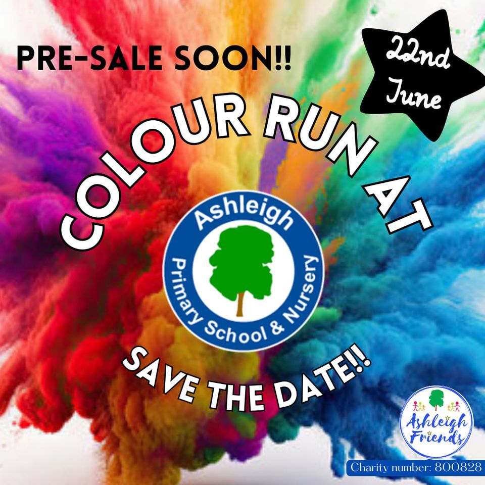 Colour Run at Ashleigh Primary School and Nursery