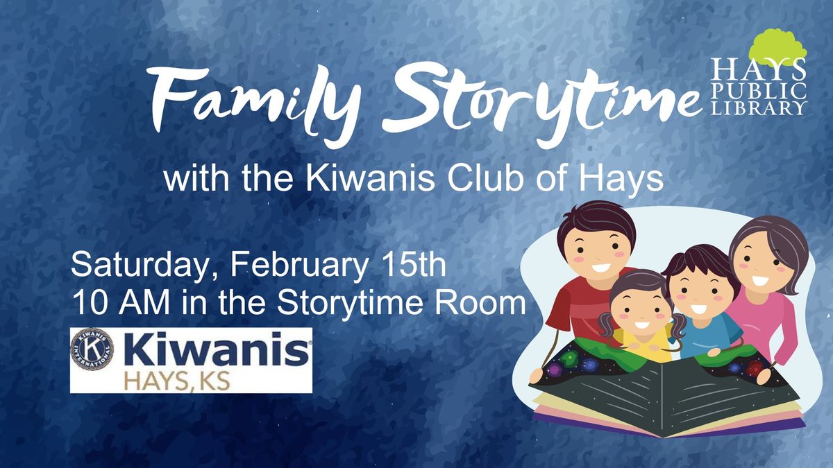 Family Storytime with Kiwanis Club of Hays