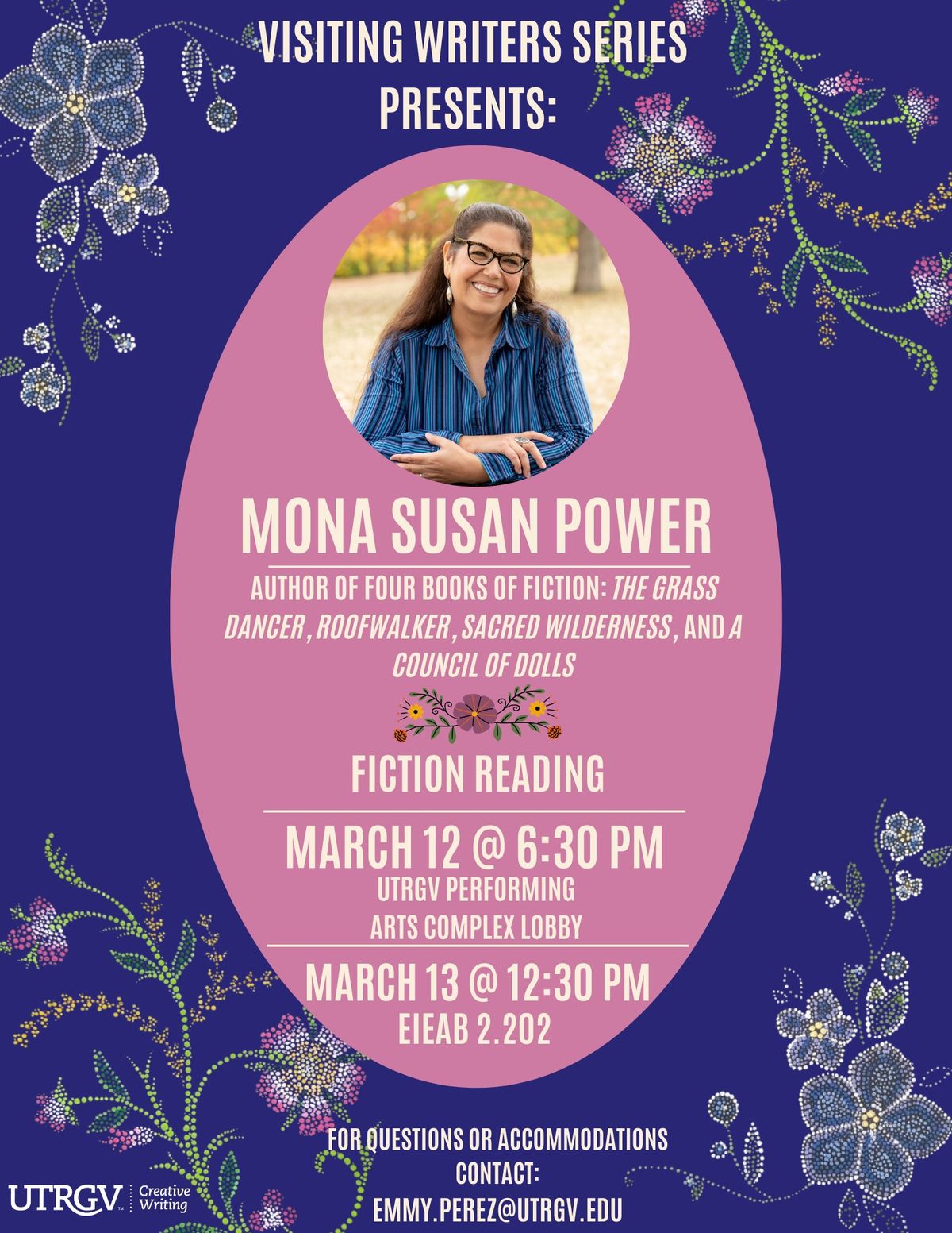 Mona Susan Power Fiction Reading & Q&A 