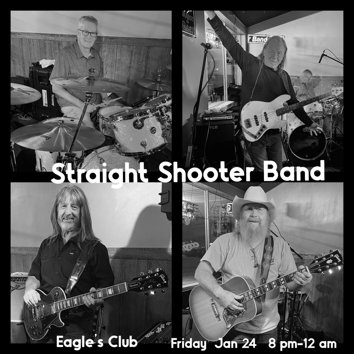 Straight Shooter Band at Eagle\u2019s Club #2173 (201 Outer Loop) Fundraising Event for Scott Shearer