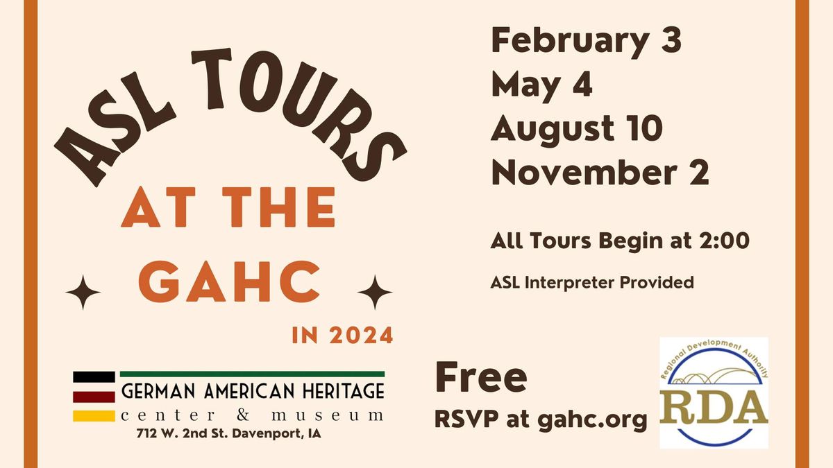 FREE Guided Tour of the GAHC+M