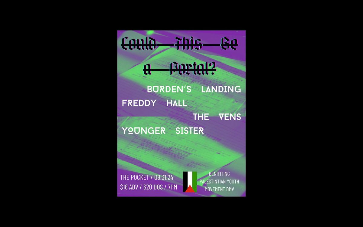 Burden's Landing (EP Release) w\/ Freddy Hall + The Vens + Younger Sister