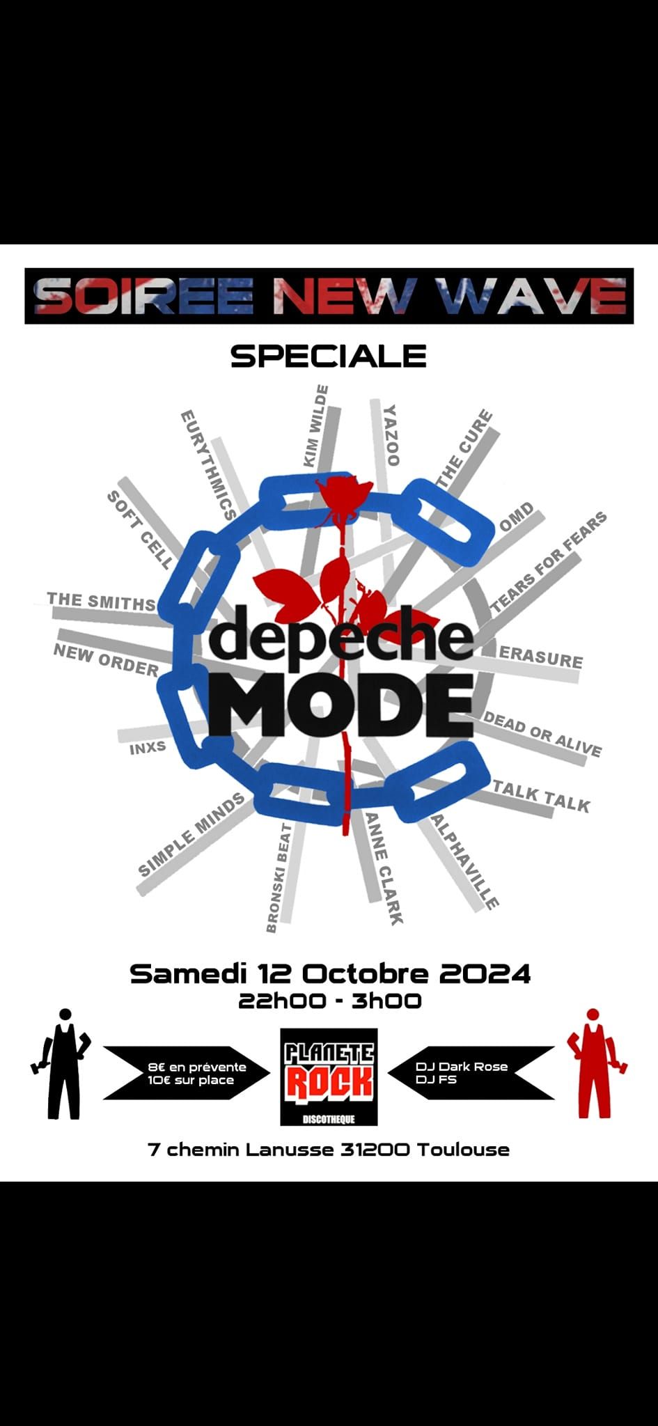 Soir\u00e9e New Wave sp\u00e9ciale DEPECHE MODE 