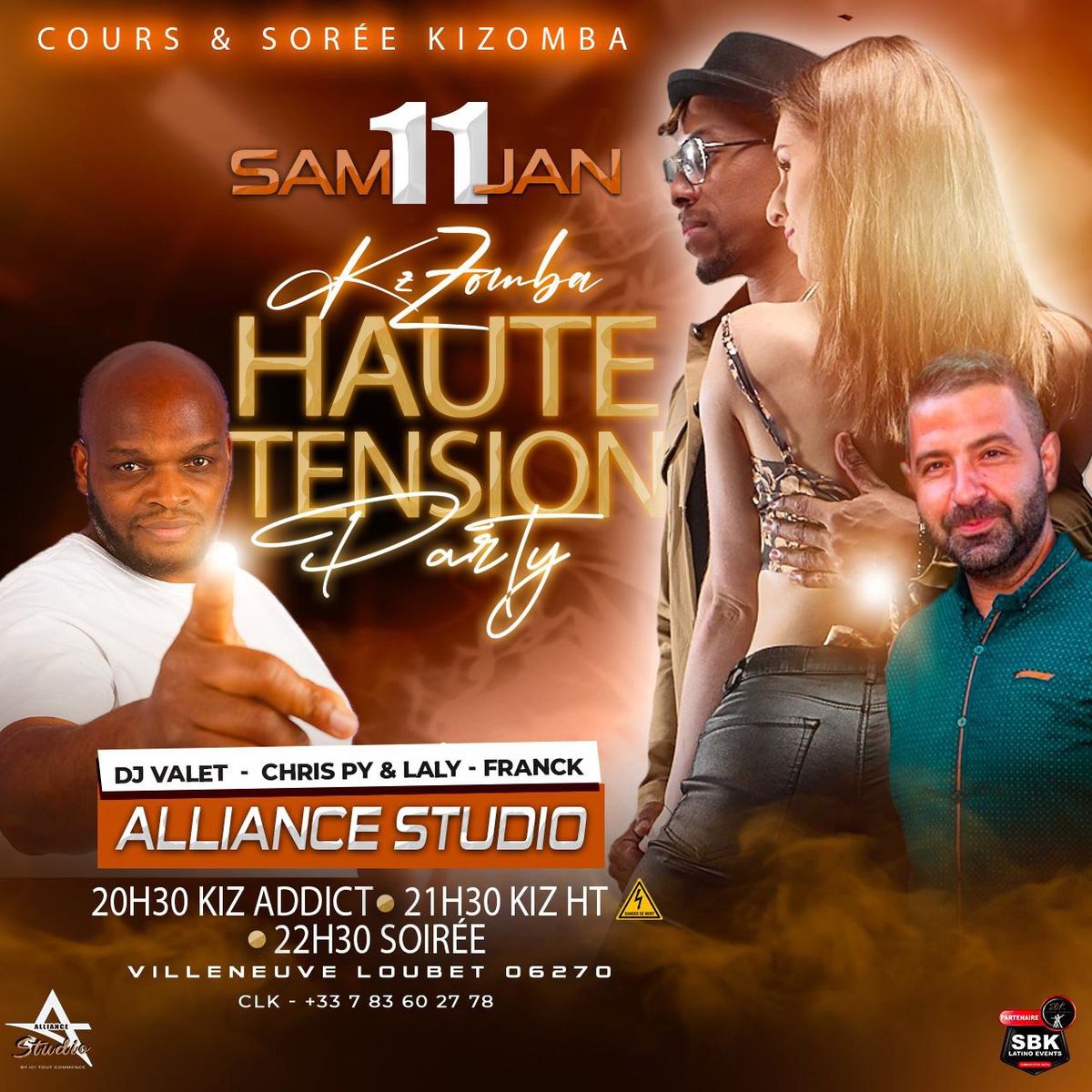 \ud83d\udca5 Kizomba Haute Tension Party - Cours & Soir\u00e9e Inoubliable \ud83d\udc83\ud83d\udd7a  