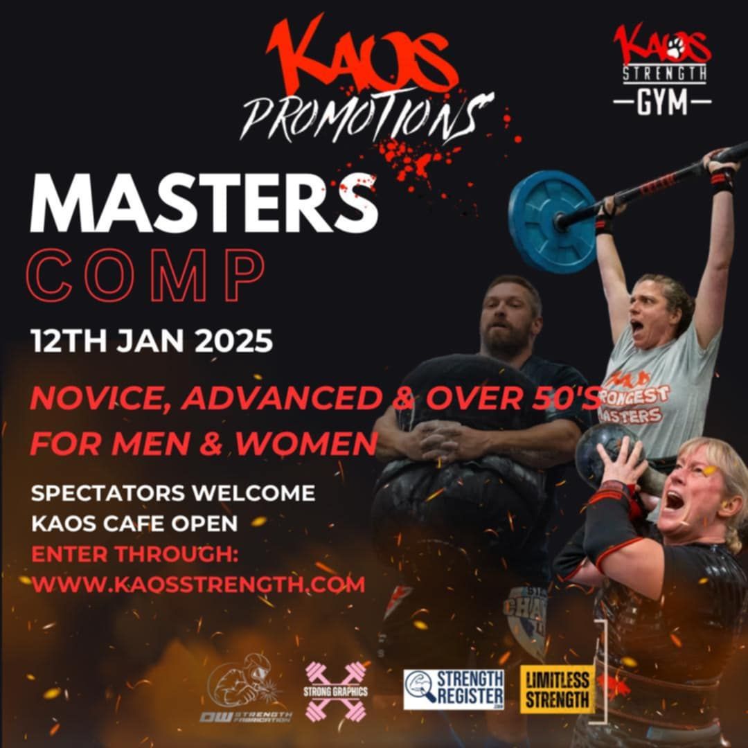 Kaos Strongest Master's 2025 - Novice, Advanced, Over 50s