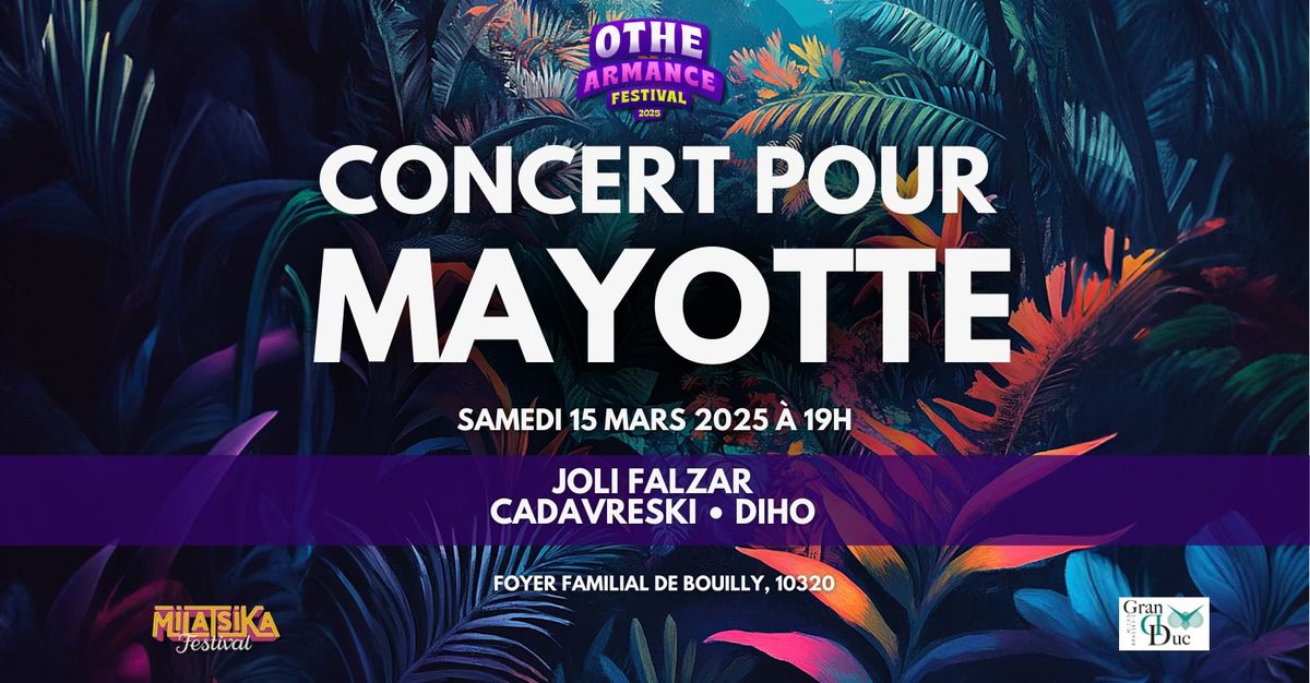 Concert de soutien pour Mayotte