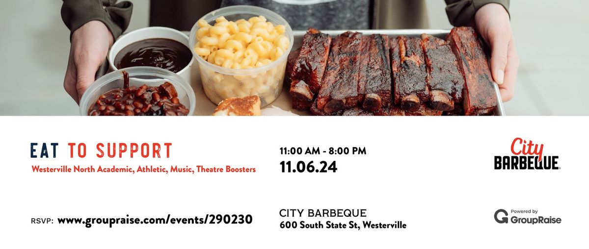 Westerville North Academic, Athletic, Music, Theatre Boosters - City Barbeque GroupRaise Fundraiser