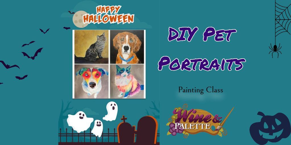 W&P Halloween DIY Pet Portraits Class at Bar K!