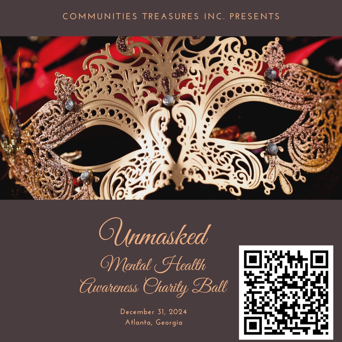 Unmasking Mental Health Awareness NYE Charity Masquerade Ball