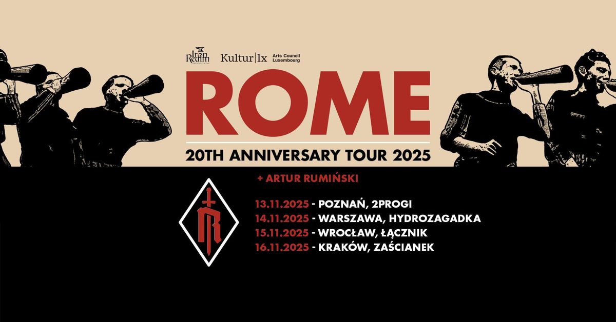 Rome + Artur Rumi\u0144ski \/ 16 XI 2025 \/ Krak\u00f3w, Za\u015bcianek