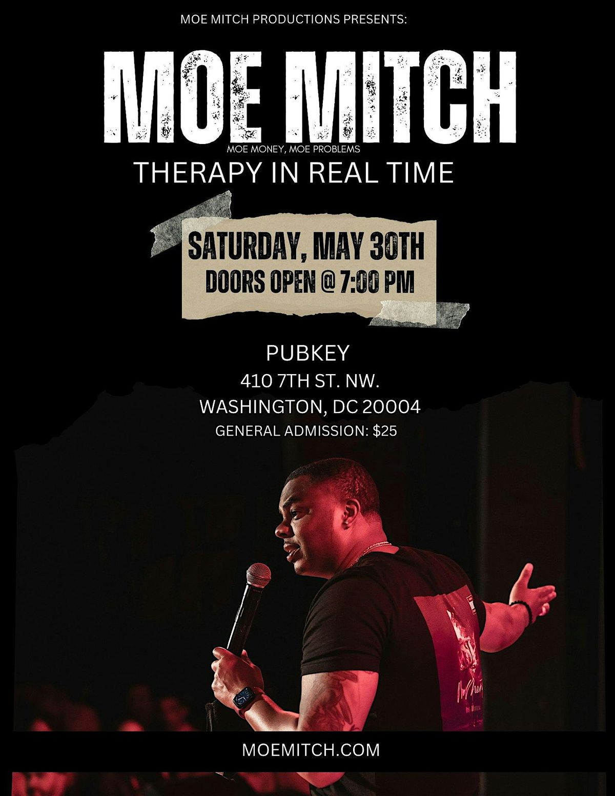 Therapy In Real Time | Moe Mitch | DC Comedy Show