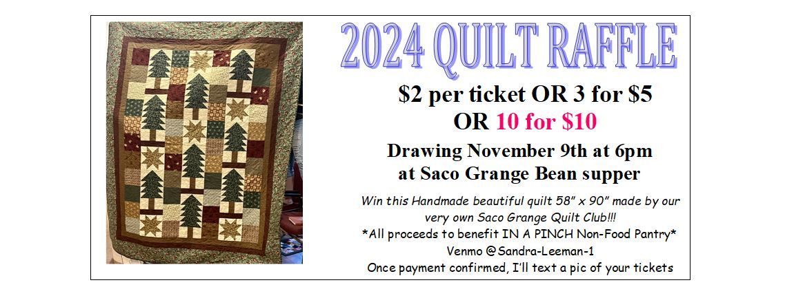 2024 QUILT RAFFLE